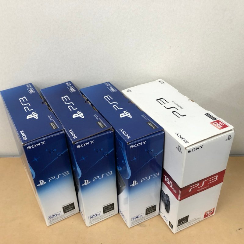 【ジャンク品】 SONY PlayStation 3 本体 4台 まとめ売り PS3 CECH-2500A CECH-4300C 230616PT170344