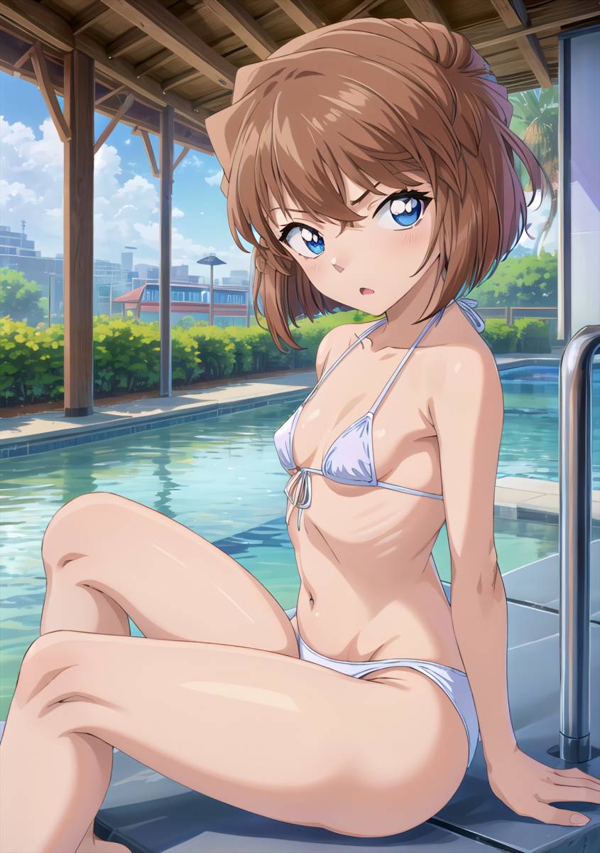 ☆名探偵コナン：灰原哀 31☆イラスト 特殊印刷 オリジナル 同人