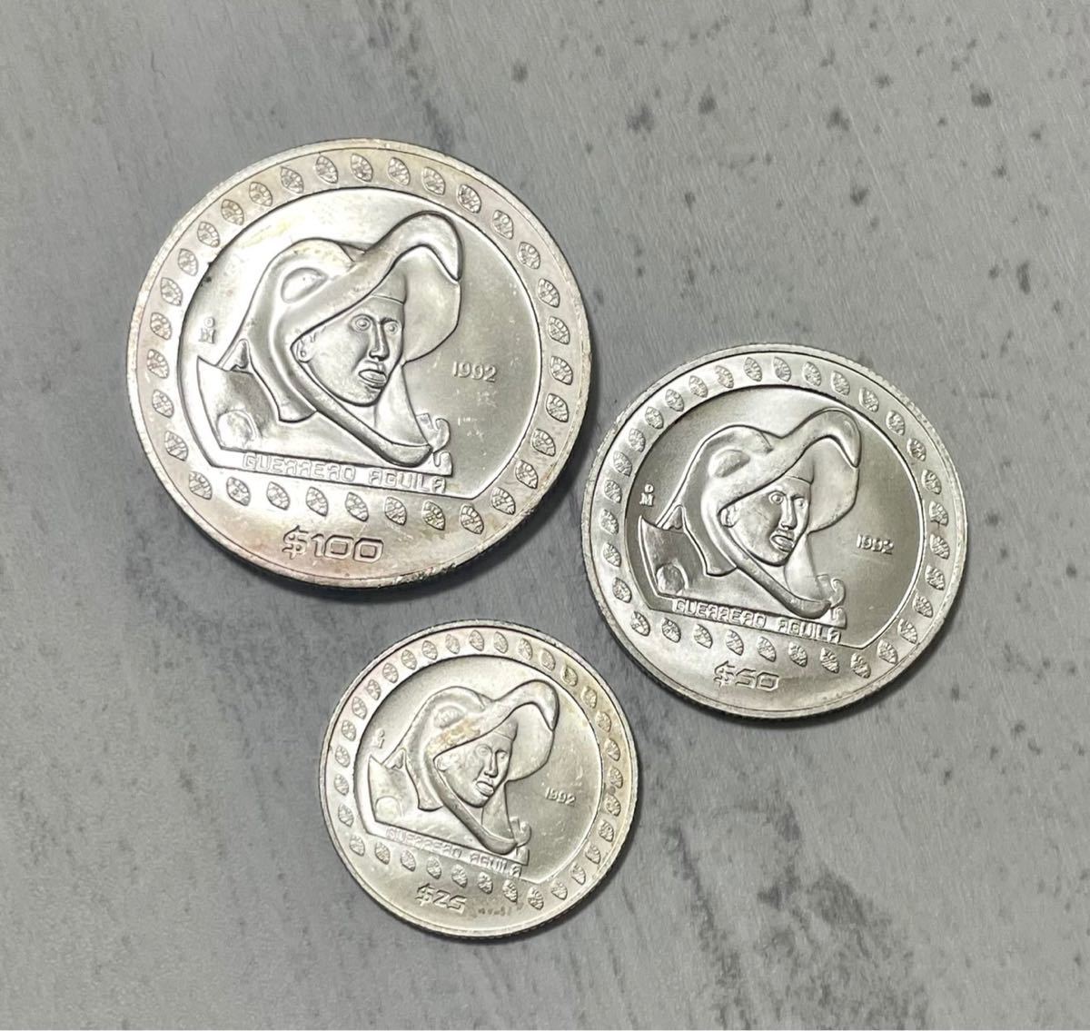 □希少レア□ メキシコ ペソ 純銀 SV999 記念銀貨 記念硬貨 銀貨 硬貨 コイン アンティーク