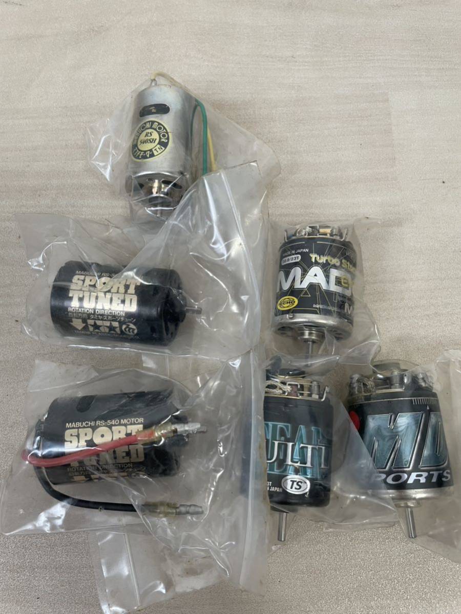 RC モーター　まとめて　ジャンク　タミヤ MADMAX TURBO Stock MDX マブチメータ　TEAM ECHO現状