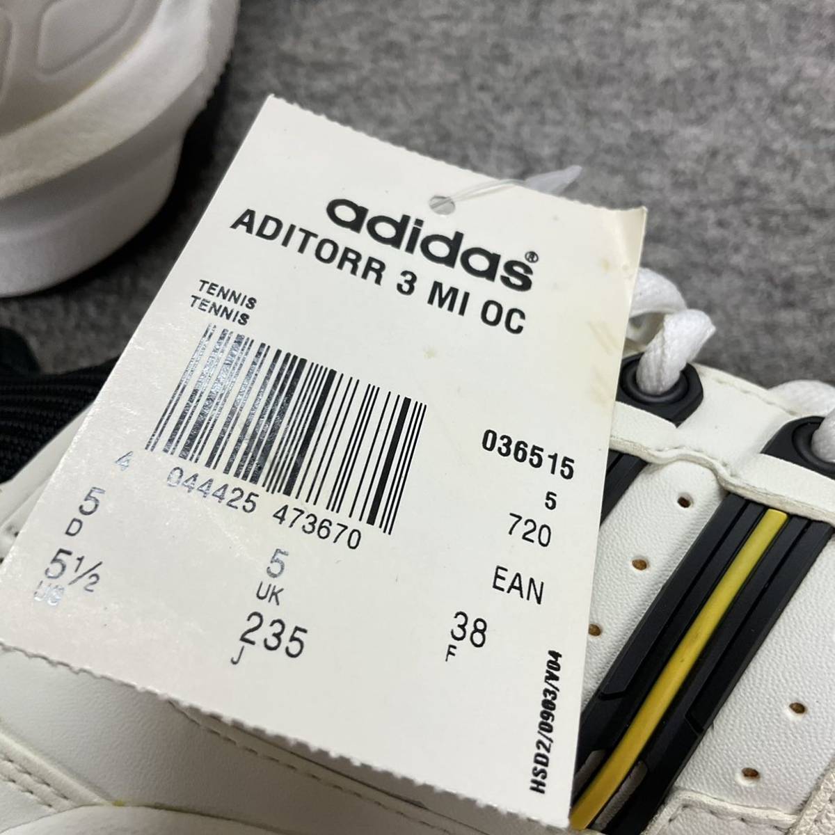 adidas アディダス テニスシューズ アディダスシューズ スニーカー 当時物　アディダステニスシューズ