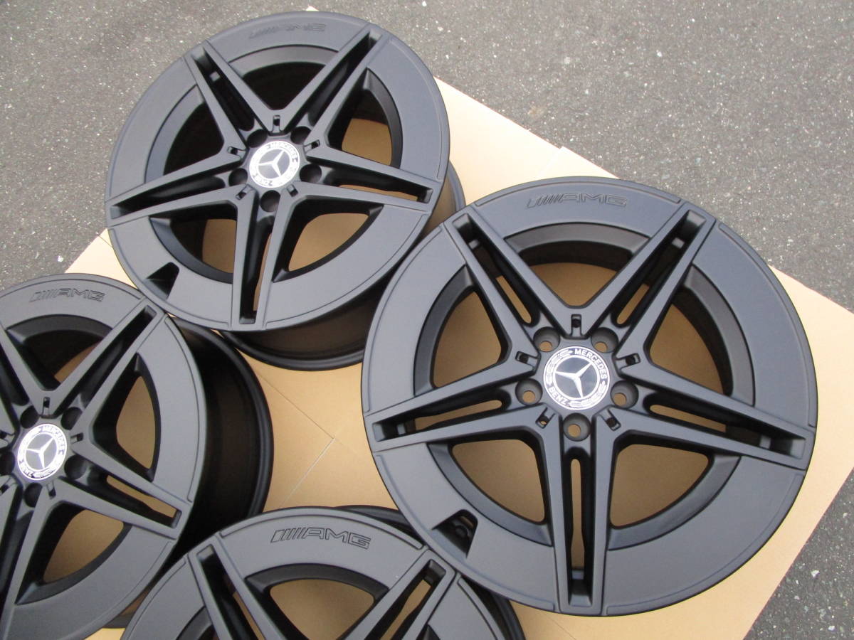 美品ベンツAMG W206 Cクラス純正18インチブラック4本セット】