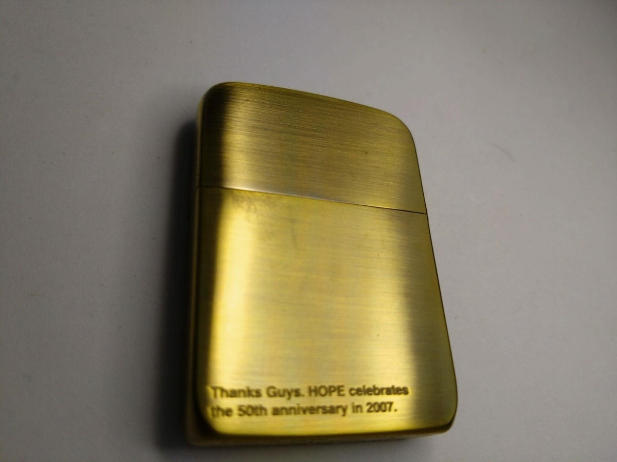 ZIPPO A .hp 2007 HOPE 50th ホープ 50周年未使用】ZIPPO ジッポ HOPE 