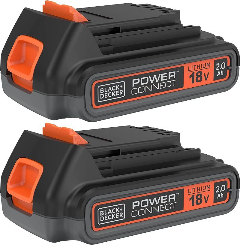 新品 送料無料 2個 セット ブラックアンドデッカー 18V2.0AH リチウムイオンバッテリー 電池 BL2018 セット ブラック＆デッカー