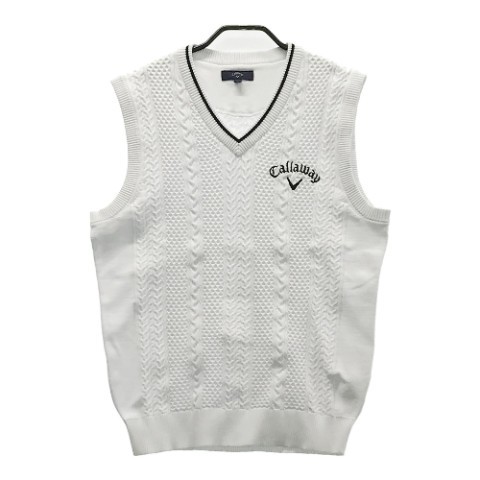 CALLAWAY キャロウェイ ニットベスト ホワイト系 L [240001928433