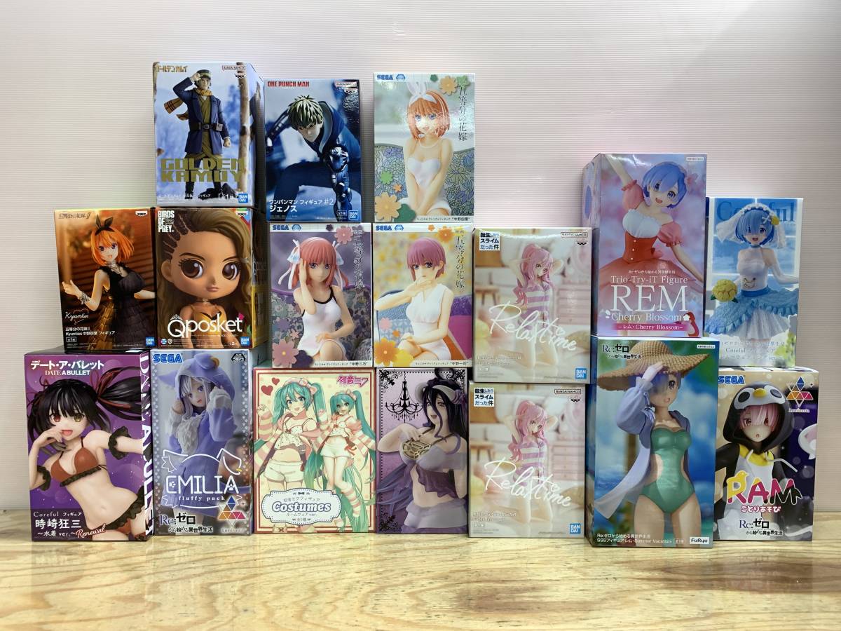 玩E72 フィギュア【120】17点まとめ プライズ ◆デトアラ/五等分の花嫁/ワンパンマン/転スラ/リゼロ/初音ミク 等◆