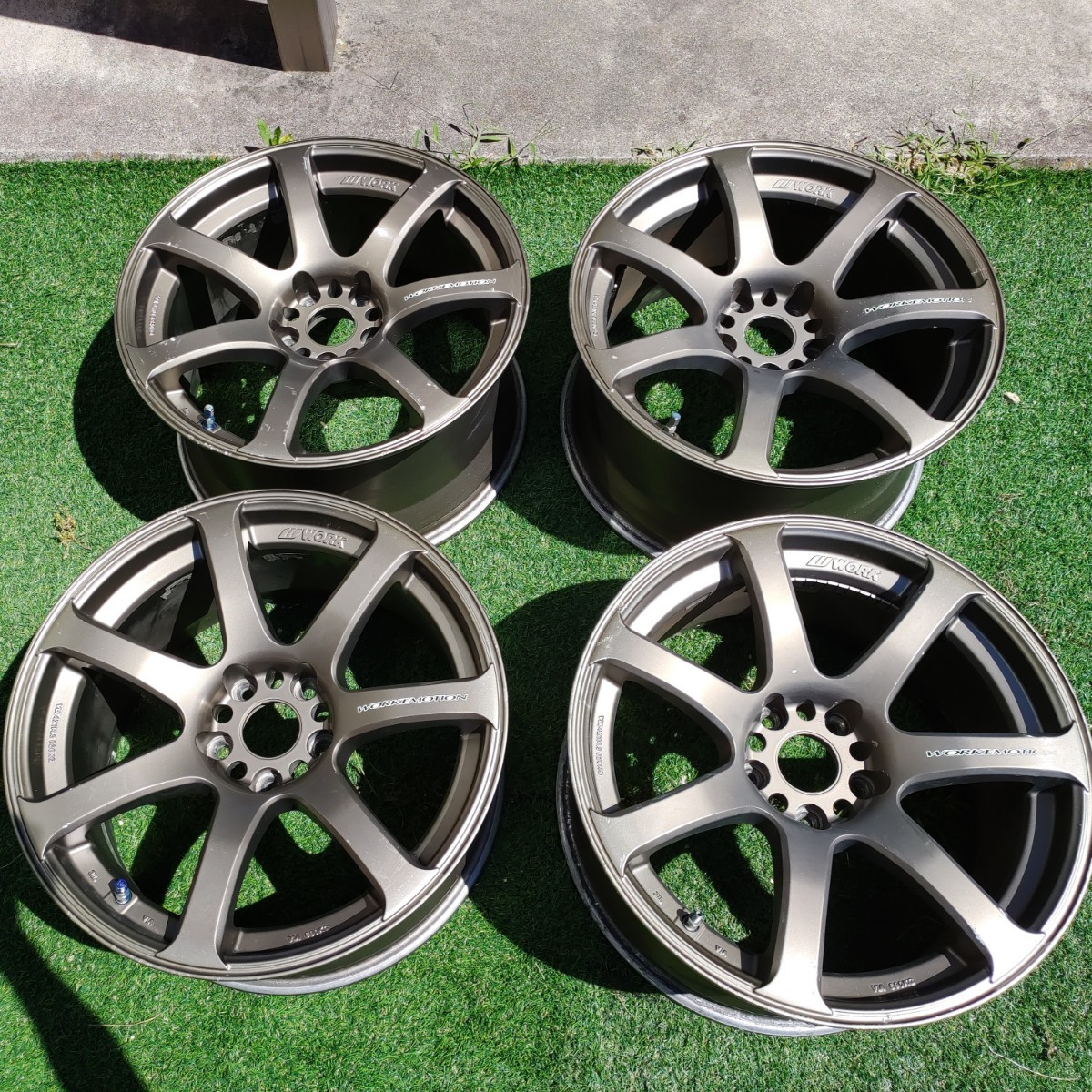 work xt7 18 9.5j +30 ブロンズ 4本 【公式通販】