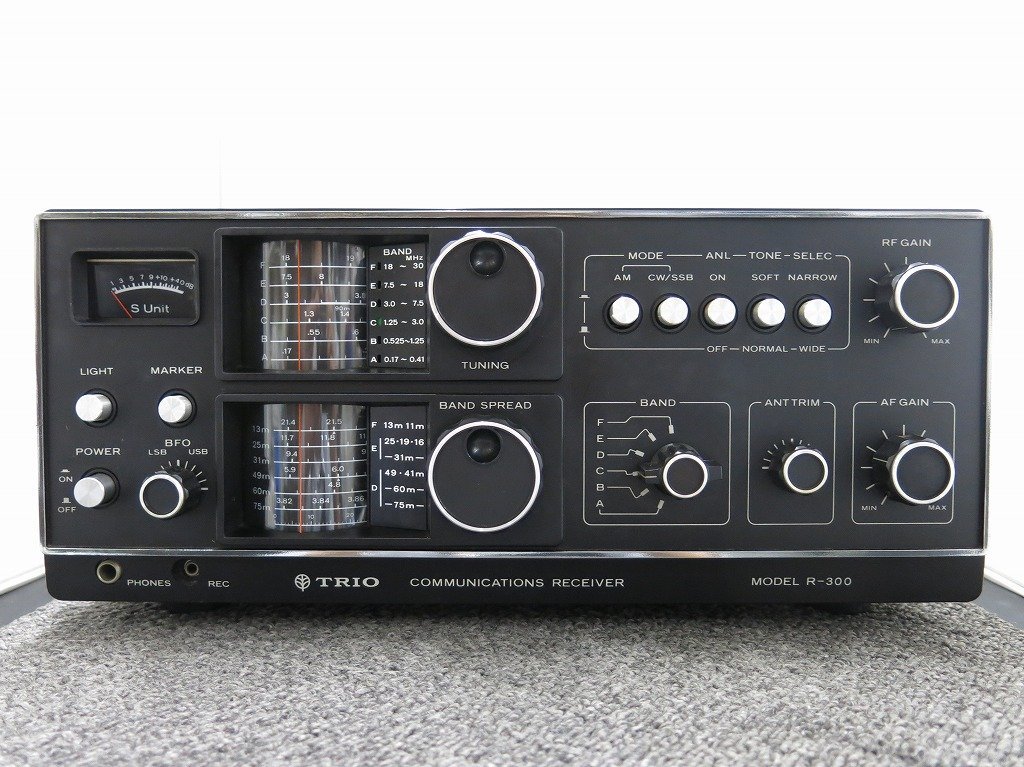 1円スタート】 トリオ TRIO COMMUNICATIONS RECEIVER 通信型受信機 R