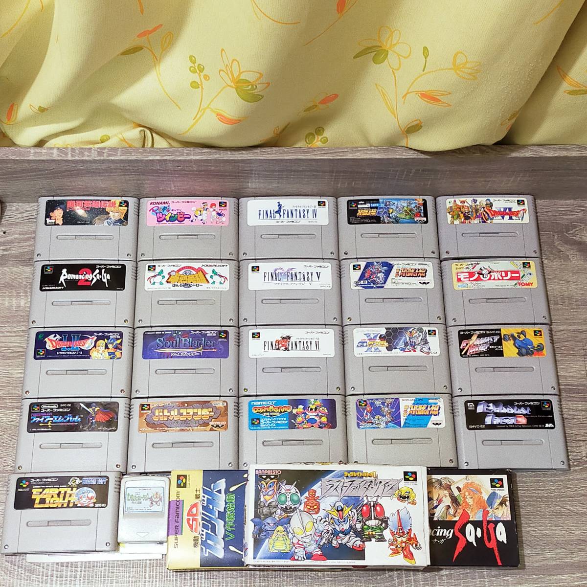 1円スタート スーパーファミコン 30点 大量 まとめ セット 箱説 SFC 1