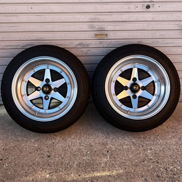 復刻版ロンシャンXR-4 6J-14 100/4H ホイールのみ 4本セット 新品 軽
