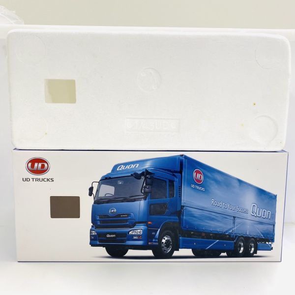 Y412-Z6-91 UD TRUCKS トラックス Quon クオン トラック フィギュア CD5ZA Scale 1:43 ブルー 作業車 ミニカー 玩具 おもちゃ ③ UDトラックス Truck UDトラックスの中古トラック買取実績