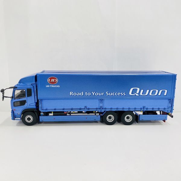 Y412-Z6-91 UD TRUCKS トラックス Quon クオン トラック フィギュア CD5ZA Scale 1:43 ブルー 作業車 ミニカー 玩具 おもちゃ ③ UDトラックス Truck UDトラックスの中古トラック買取実績