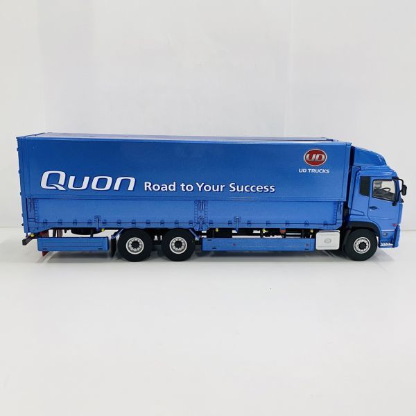 Y412-Z6-91 UD TRUCKS トラックス Quon クオン トラック フィギュア CD5ZA Scale 1:43 ブルー 作業車 ミニカー 玩具 おもちゃ ③ UDトラックス Truck UDトラックスの中古トラック買取実績