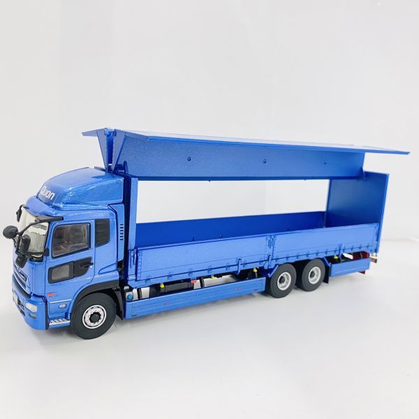 Y412-Z6-91 UD TRUCKS トラックス Quon クオン トラック フィギュア CD5ZA Scale 1:43 ブルー 作業車 ミニカー 玩具 おもちゃ ③ UDトラックス Truck UDトラックスの中古トラック買取実績