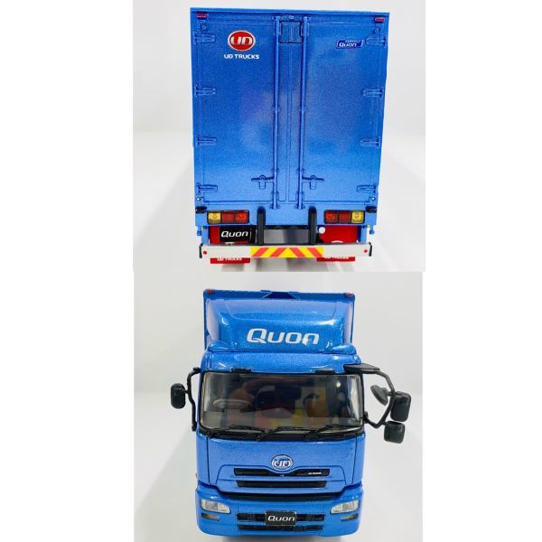 Y412-Z6-91 UD TRUCKS トラックス Quon クオン トラック フィギュア CD5ZA Scale 1:43 ブルー 作業車 ミニカー 玩具 おもちゃ ③ UDトラックス Truck UDトラックスの中古トラック買取実績