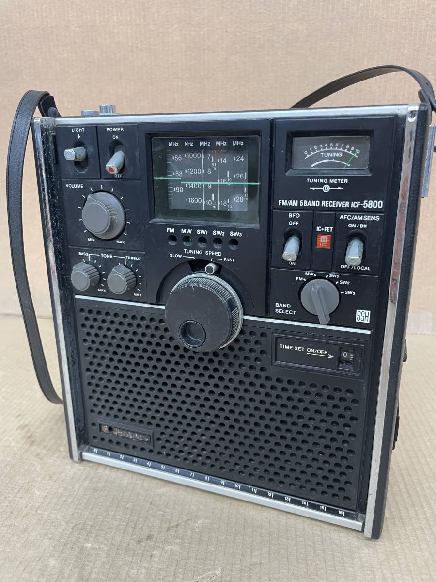 Sony ICF-5800 FM AM SW Made in ホ NJ-29◇SONY/ソニー【ICF-5800】