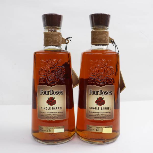 【2本セット】Four Roses（フォアローゼズ）シングルバレル 50％ 750ml T23G130081