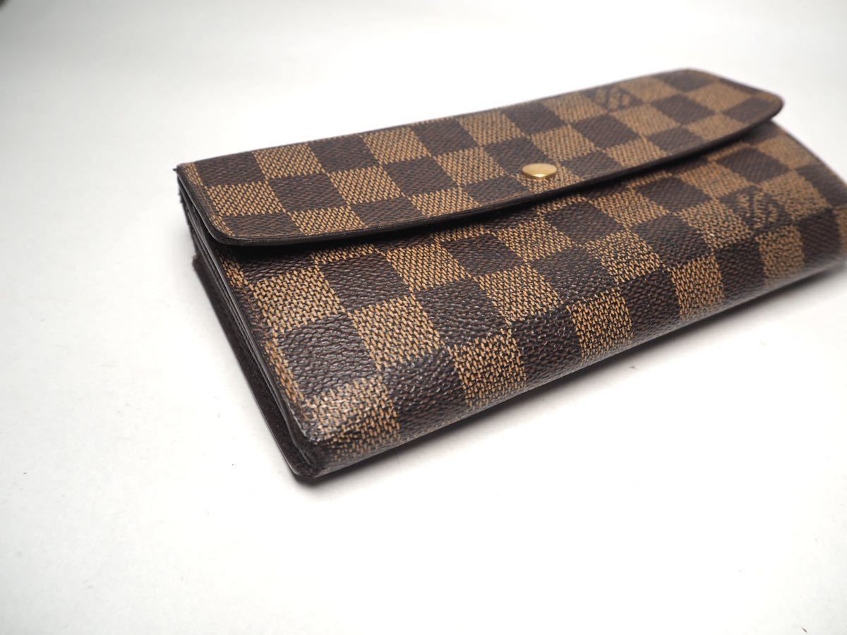 D2 1円 LOUIS VUITTON ルイヴィトン N61734 ダミエ ポルトフォイユ 