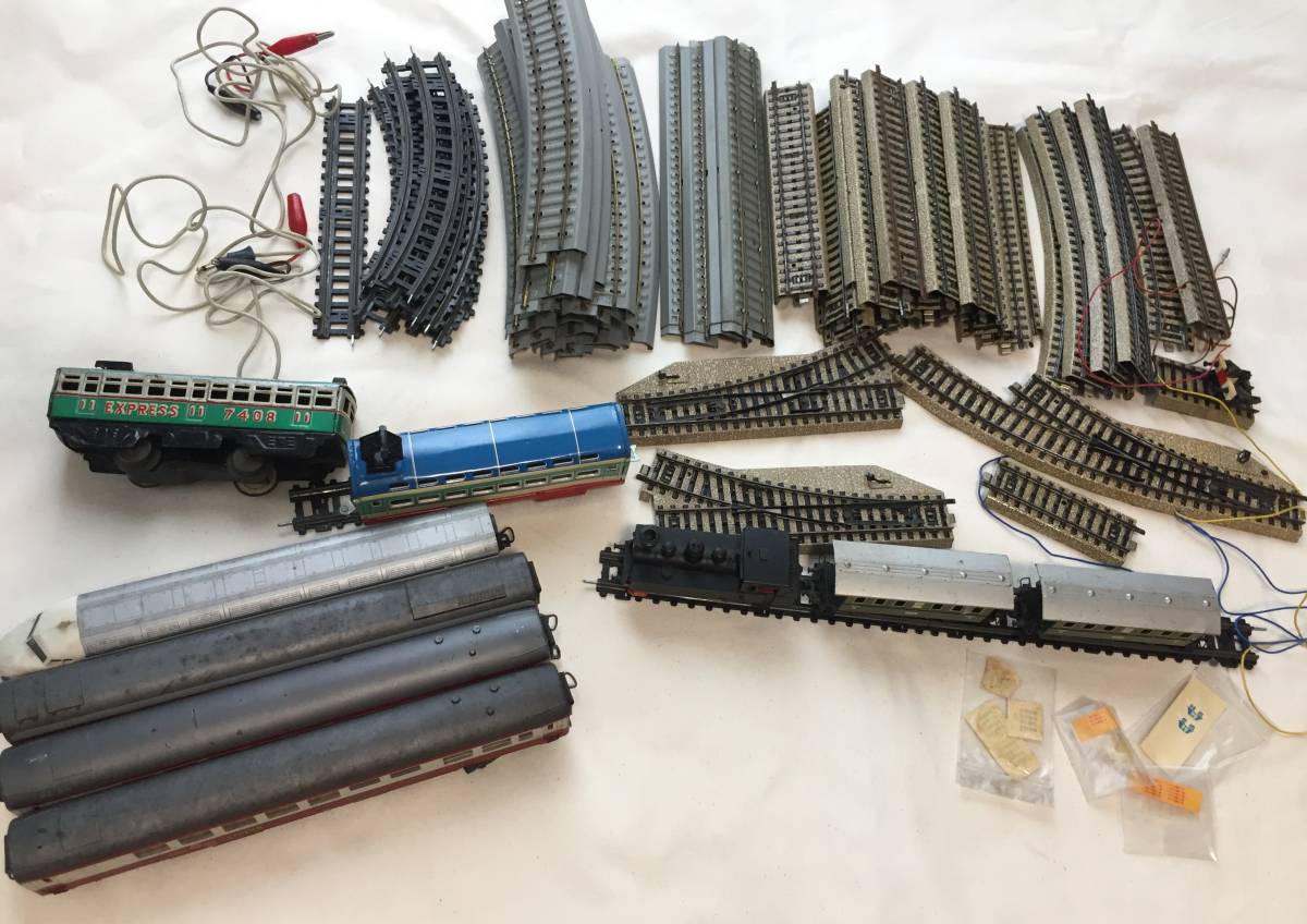 ［ジャンク］鉄道模型　HOゲージ メルクリン 機関車 貨車 客車 まとめ ☆HOゲージ 他【ジャンク】メルクリン LIMA ITALY 中山商会 レール 他