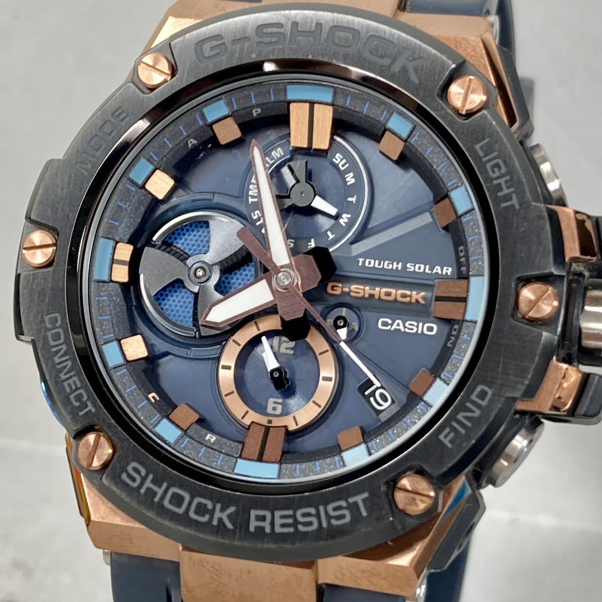 極 G-SHOCK GST-B100G-2AJF GスチールG-STEEL タフソーラー Bluetooth 