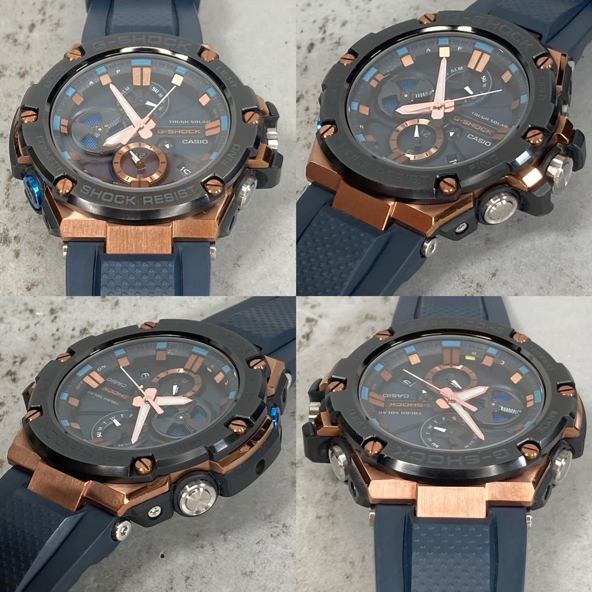極 G-SHOCK GST-B100G-2AJF GスチールG-STEEL タフソーラー Bluetooth 