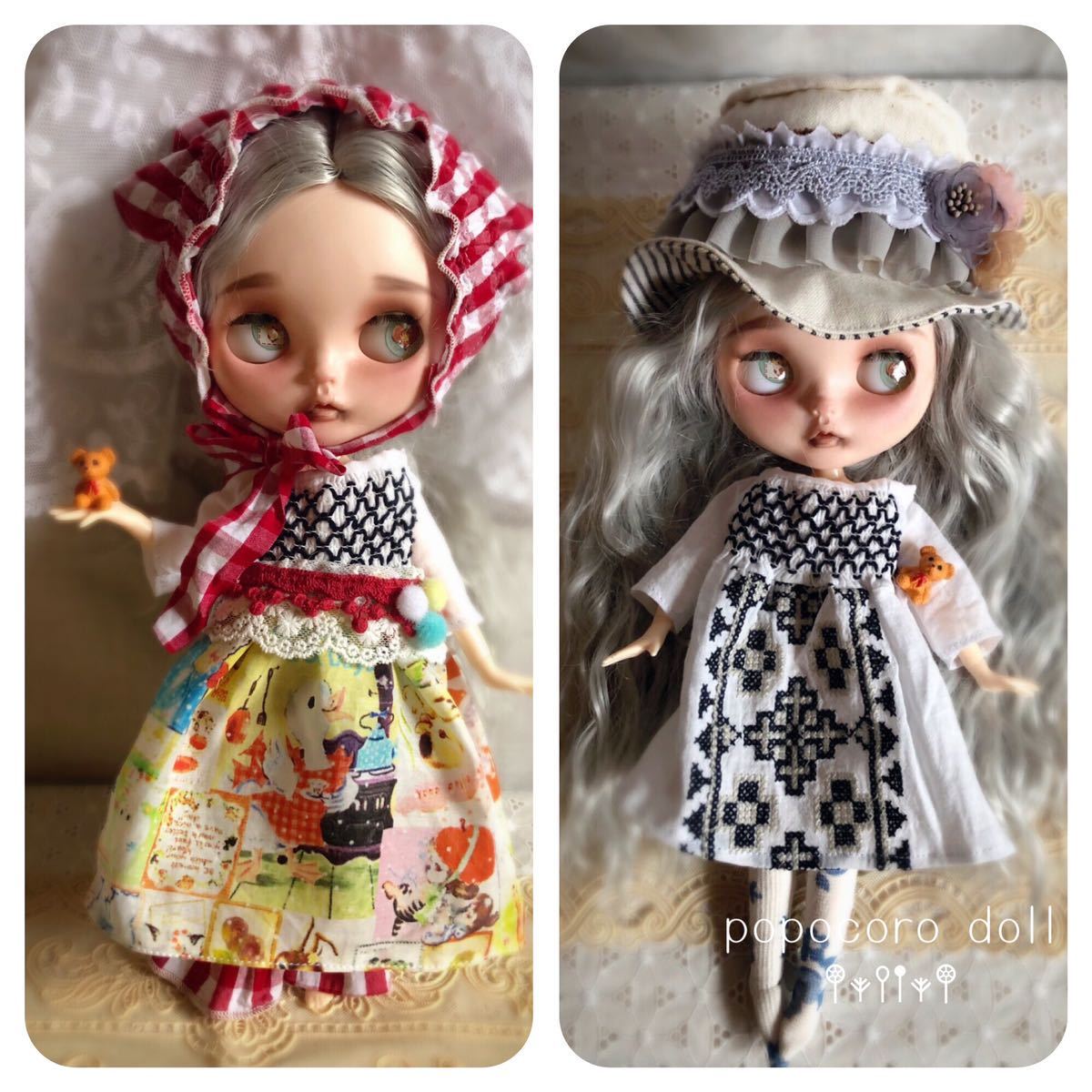 #491 ブライス アウトフィット 服 ☆popocoro doll☆ブライス アウトフィット Blythe outfit handmade14