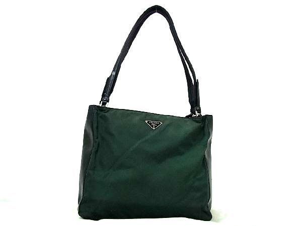 プラダ PRADA 1円 トートバッグ テスートナイロン×レザー テスート 