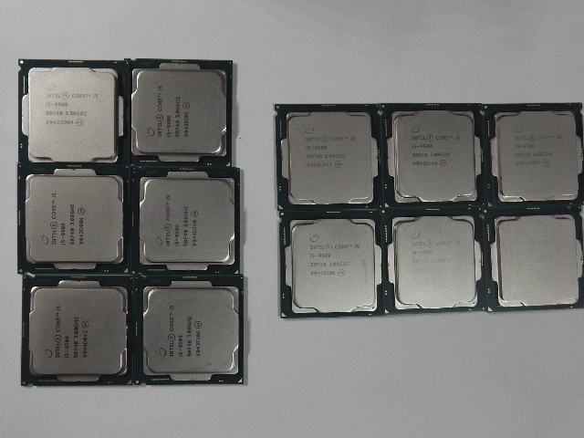 送料込み!! Intel Core i5 9500 3.00GHZ 12個組注意 Core Intel i5-