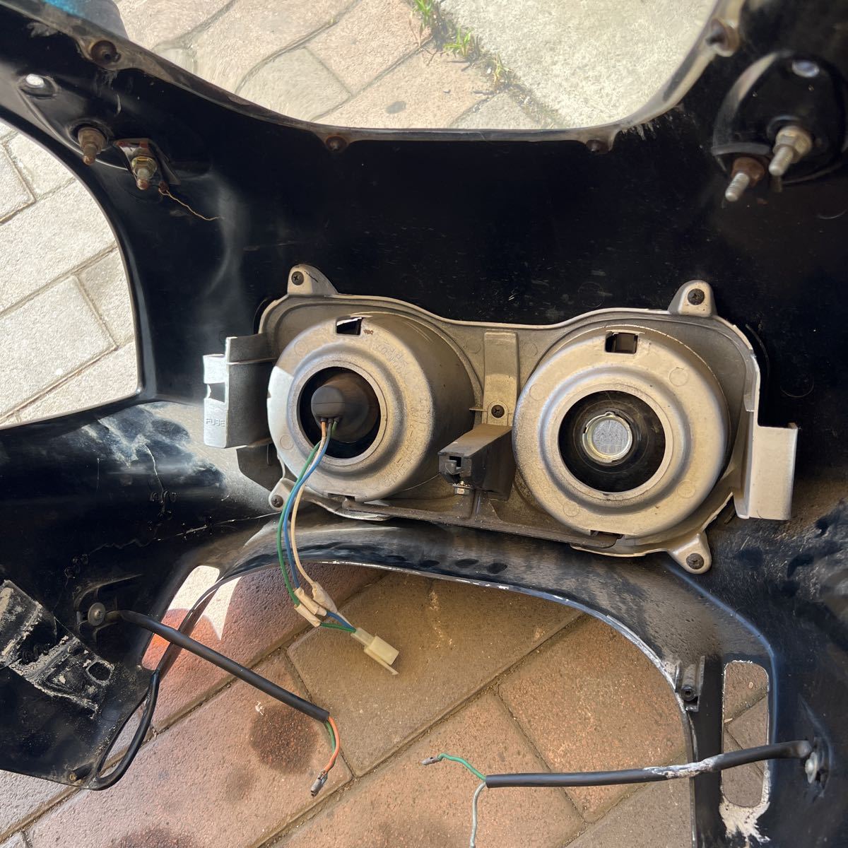 NS-1 AC-12前期アッパーカウル ベースに.NS-1純正アッパーカウル/AC12/NS1