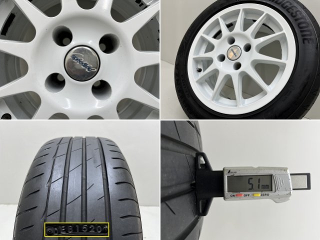 ◎ SPEEDLINE プジョー 306 S16 98年 N5S16 15インチ PCD108 4H アルミ  