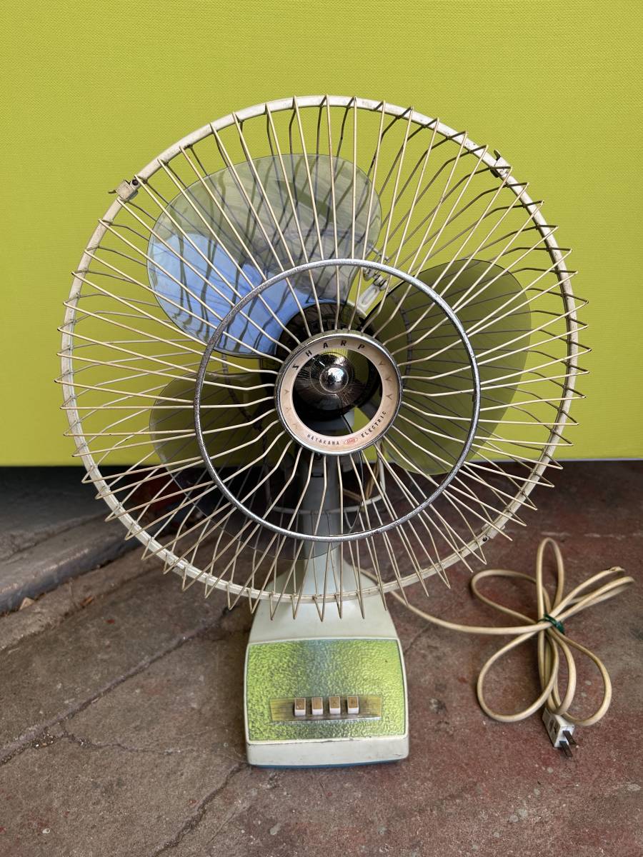 扇風機 早川電機(SHARP) レトロ 昭和 動作確認済み 昭和レトロ Yahoo!オークション (電化製品) の落札相場 「早川電機