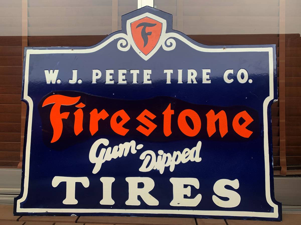 firestone Firestone ファイヤーストーン ビンテージ 看板 2026年最新 