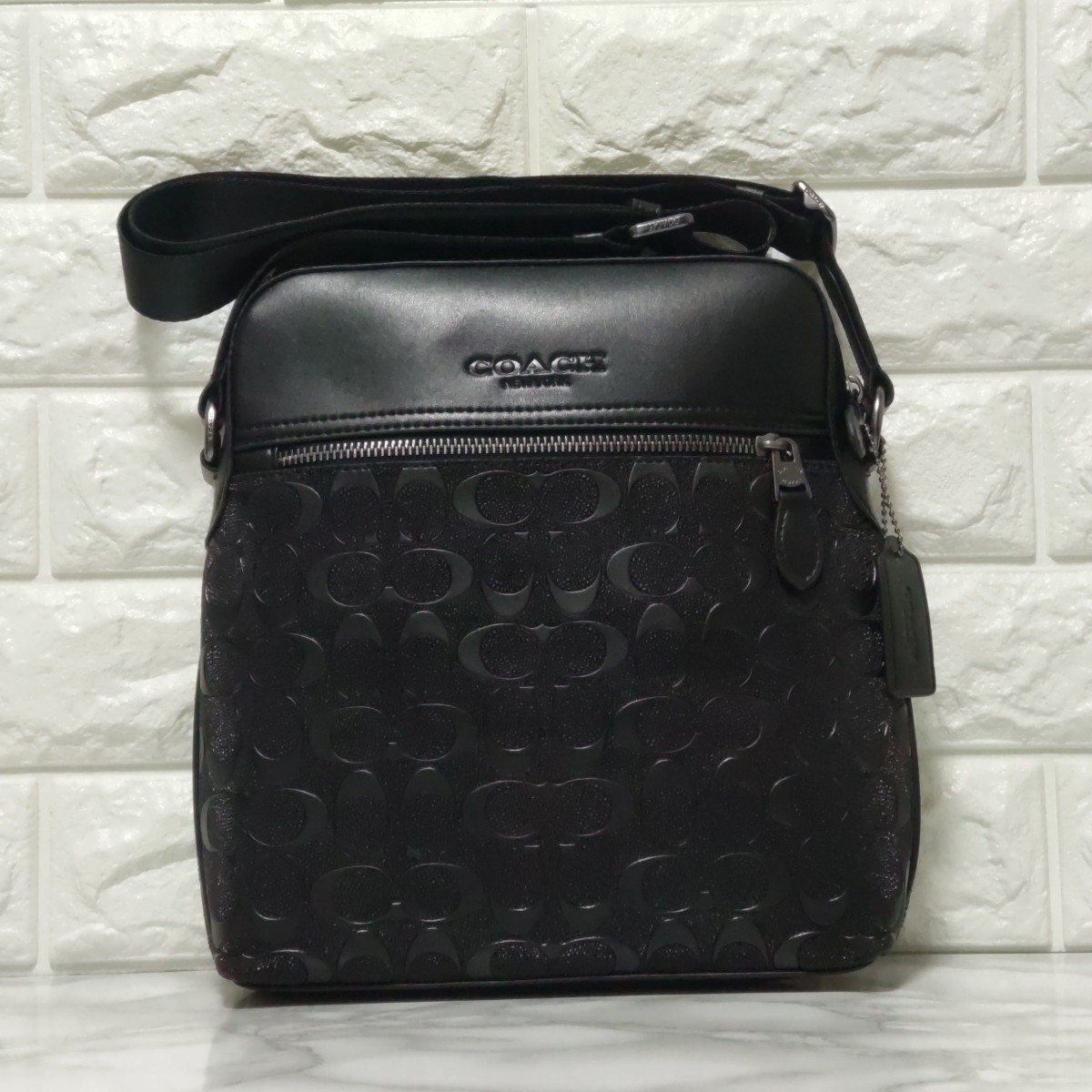 COACH コーチ ショルダーバッグ メンズ ブラック F73338 未使用 【公式