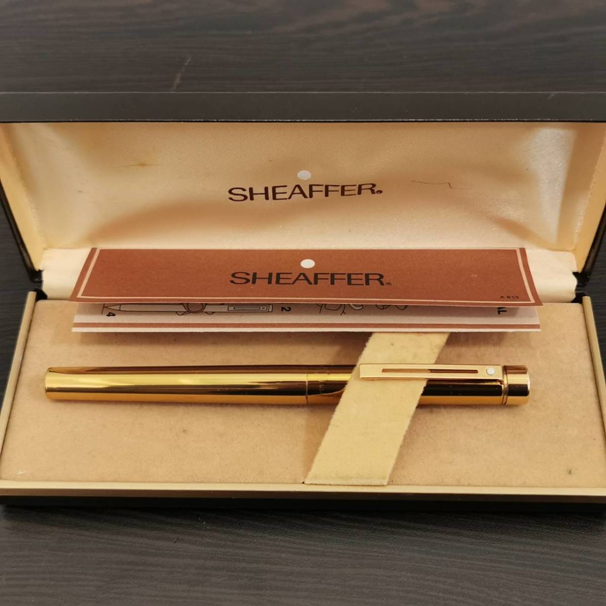 13172 SHEAFFER シェーファー 万年筆 ゴールド ペン先 14K 585 筆記