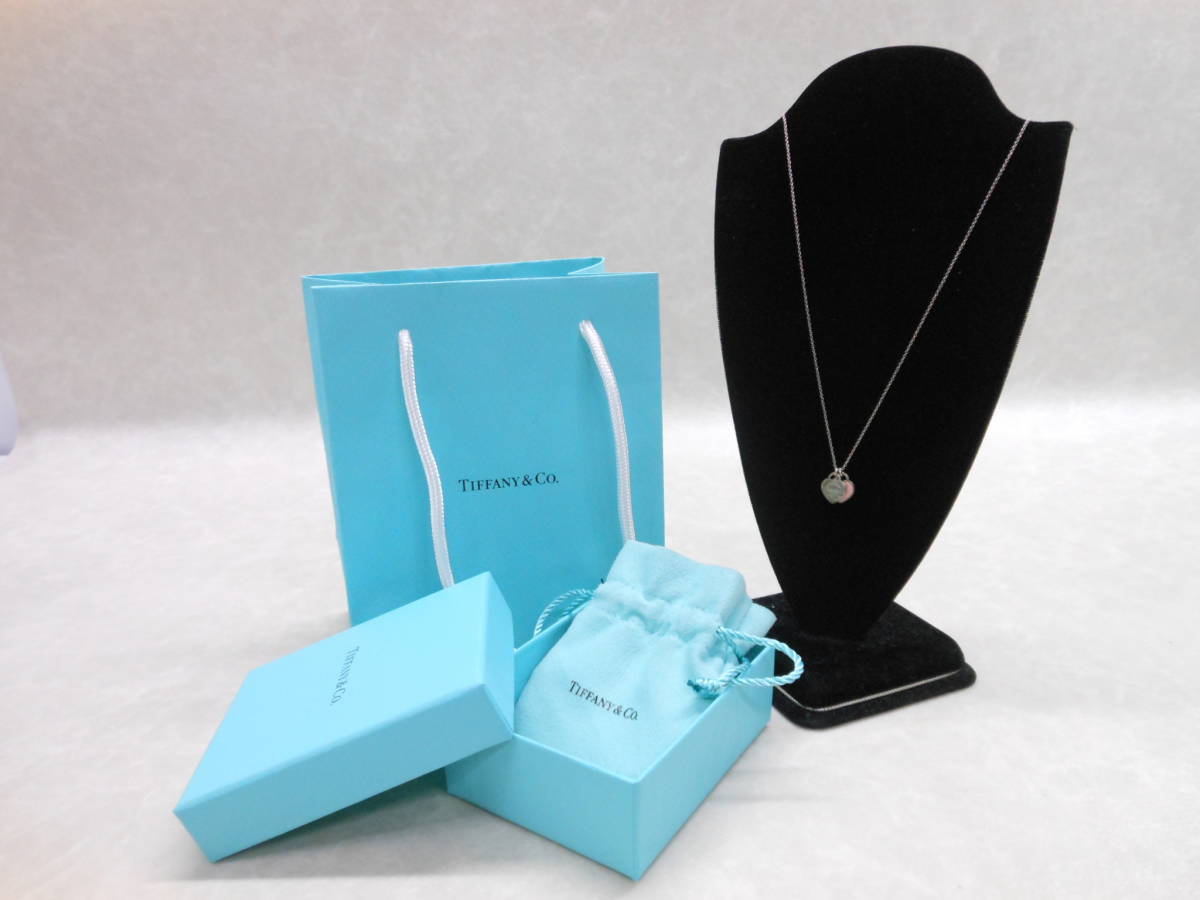 ☆ティファニー☆#20661 Tiffany&Co Ag925 リターントゥ ダブル ハート ネックレス ショッパー・保存袋・箱付