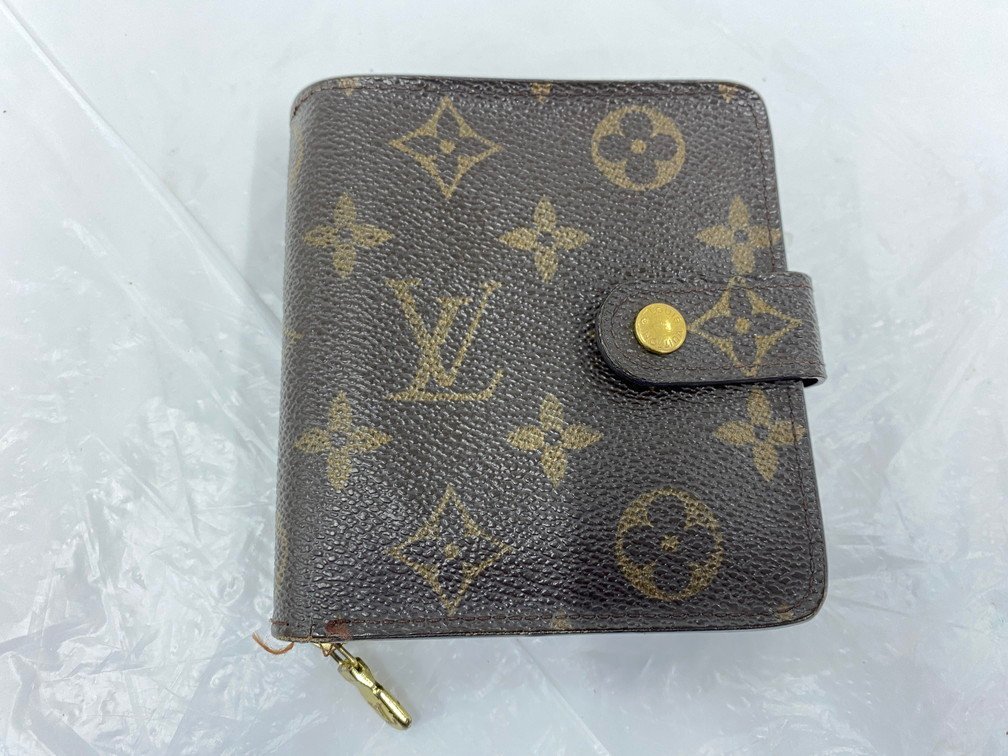 【BGAR4005】LOUIS VUITTON 　ヴィトン 　モノグラム　コンパクトジップ 　M61667　M10041