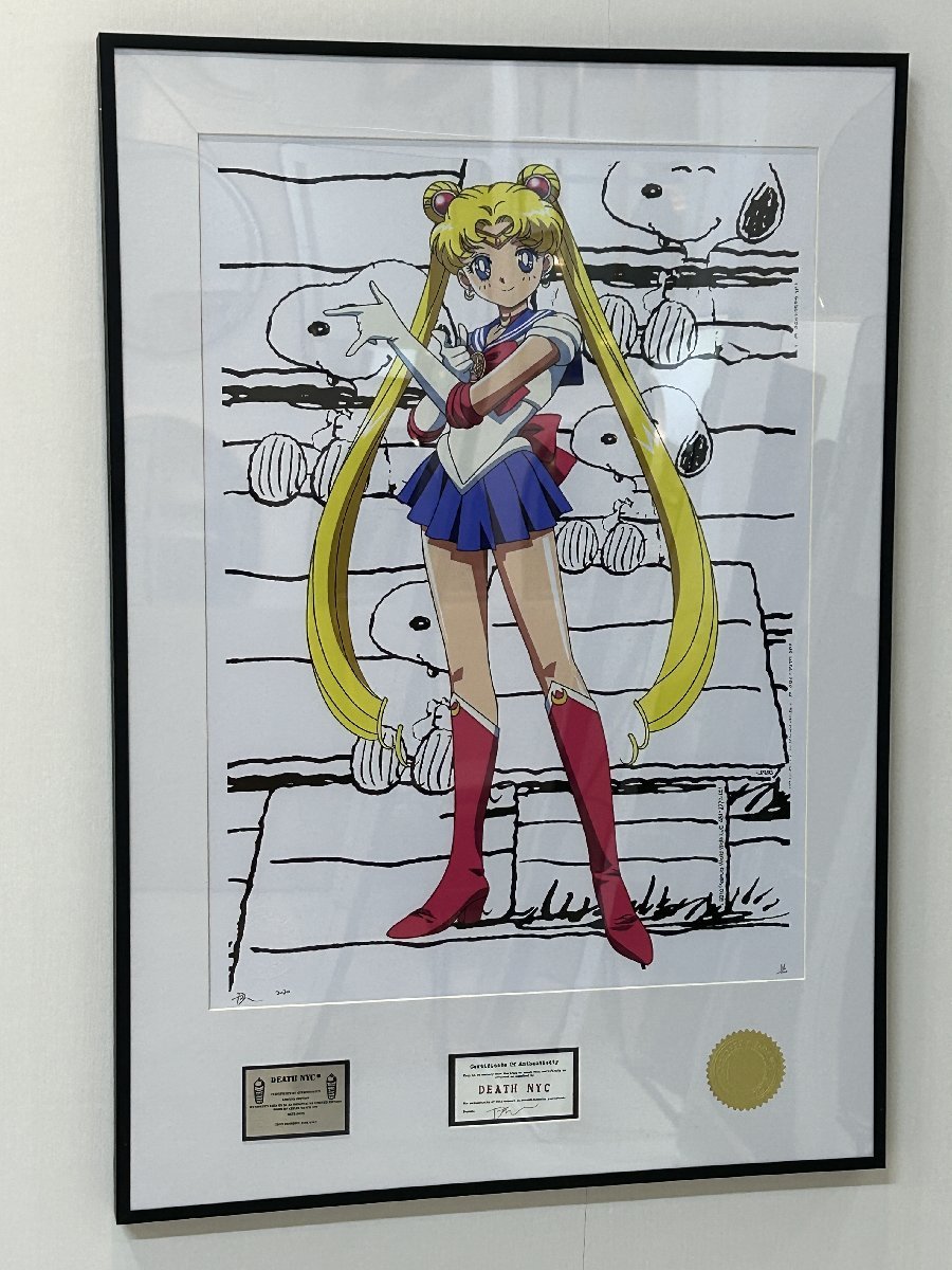 DEATH NYC 額付き 世界限定100枚 アートポスタ 美少女戦士