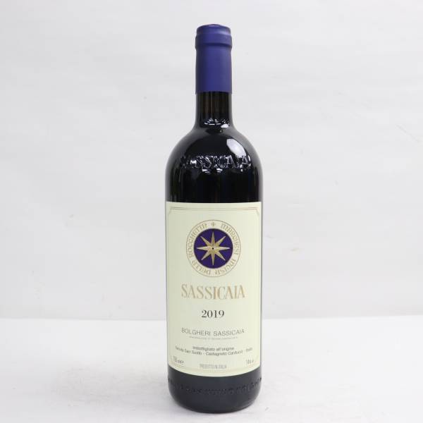 1円~SASSICAIA（サッシカイア）2019 14% 750ml G23G140065 SASSICAIA