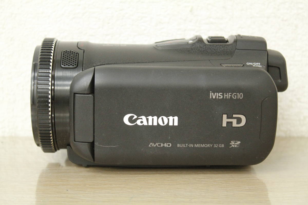 ジャンク品】CANON キャノン ビデオカメラ iVIS HF G10 カメラ 【公式
