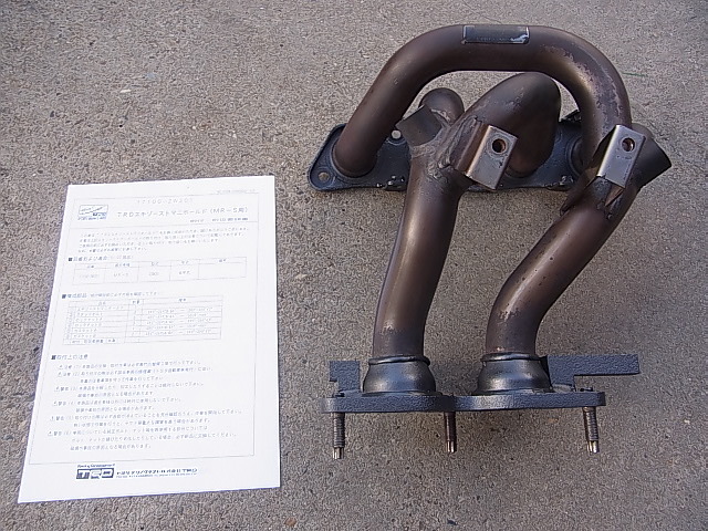 絶版希少!! ZZW30 MR-S MRS TRD ステンレス エキマニ タコアシ