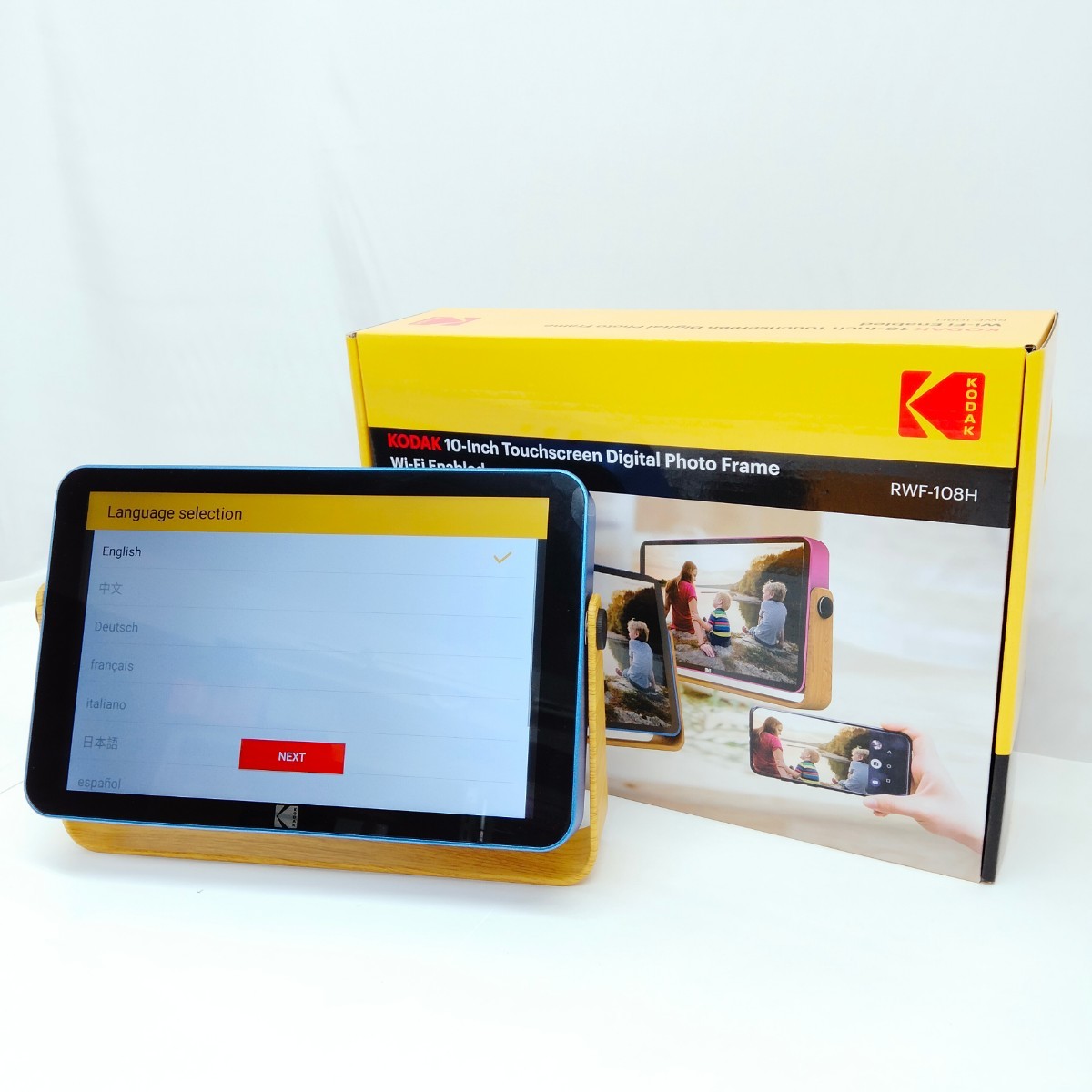 コダック　10インチWiFiデジタルフォトフレーム RWF-108H KODAK 