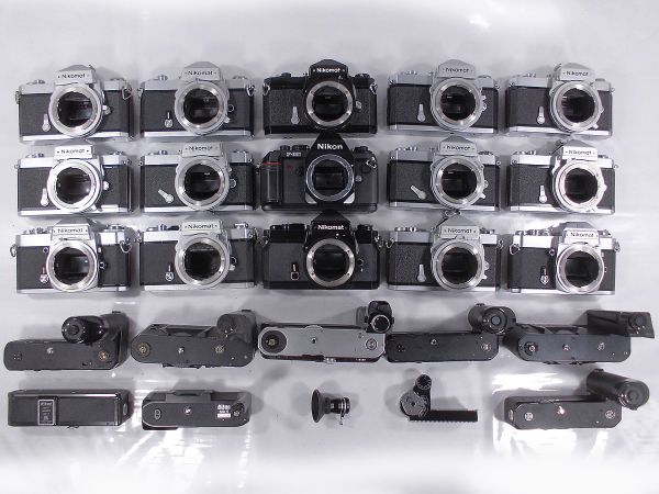☆ニコン MF一眼など☆Nikon F-301/Nikomat FT/EL/FT2/MD-4/ 等 計:25