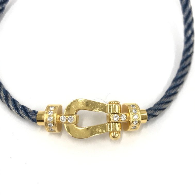 BGAU6065】FRED フレッド フォース K18 Au750刻印 ダイヤ付き