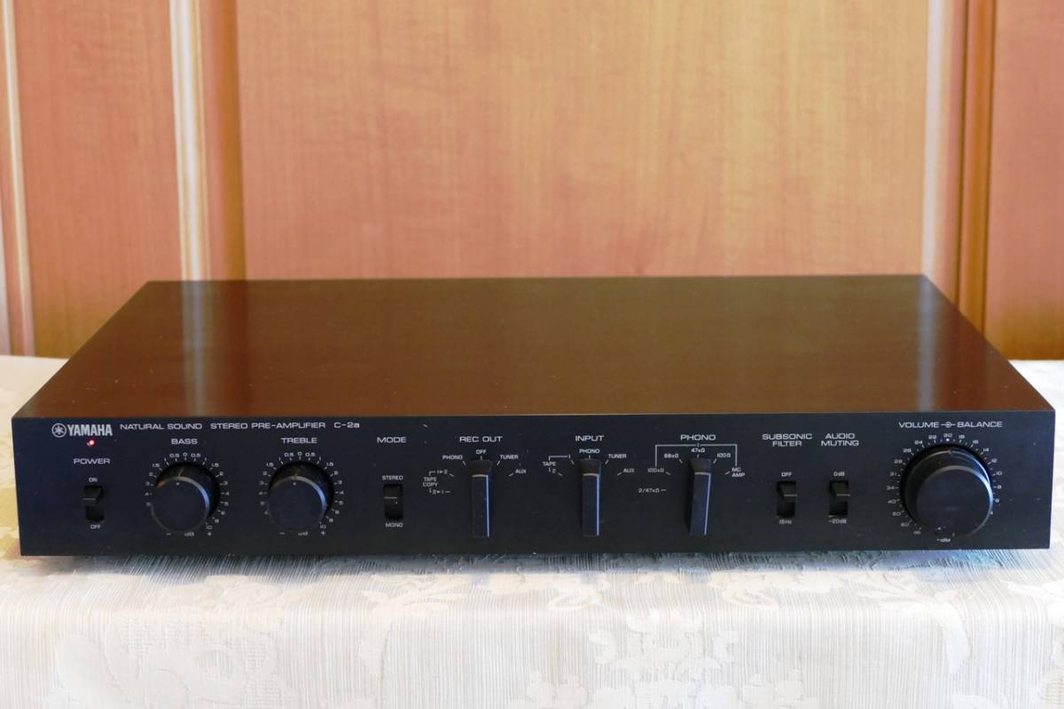 YAMAHA C-2x ♪ヤマハ C-2 プリアンプの究極形♪【メンテナンス済／美