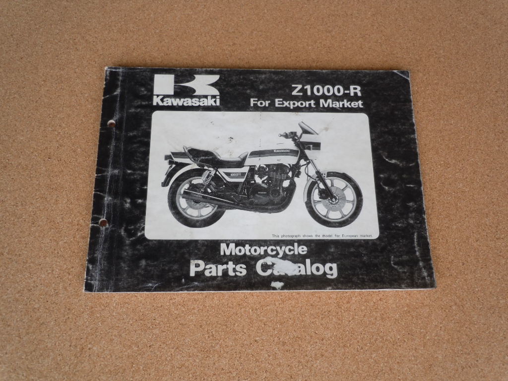 カワサキ Z1000R パーツリスト パーツカタログ Z1000/R1/R2 アメリカ