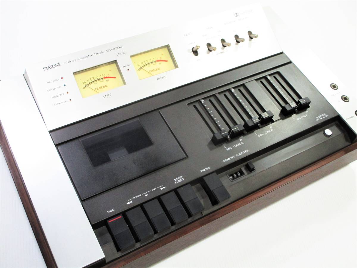 DIATONE ダイヤトーン DT-4300 カセットデッキ 昭和レトロ 通電確認