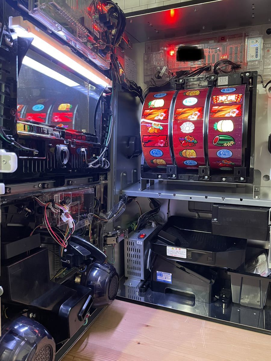 SチバリヨZH-30(紫パネル) オーゼキ(コイン不要機付) パチスロ実機 家庭用電源