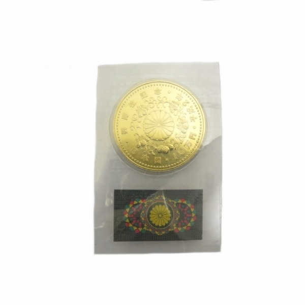 1円～最落なし 天皇陛下御即位記念 10万円金貨 K24 純金 30g 平成2年