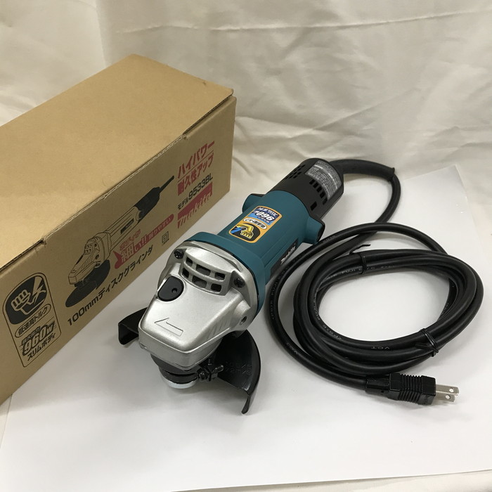 超美品 makita 100mmディスクグラインダ 9533BL [jgg]