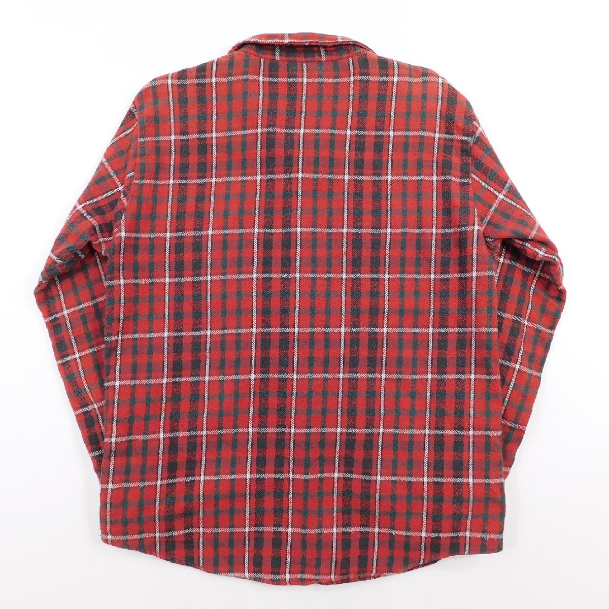 70's ELY ヘビーネルシャツ チェック Size L #96539 ヴィンテージ